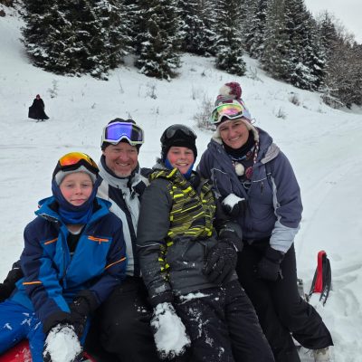 family snow mobile tour snow trip adventure, Georgia ski holiday package